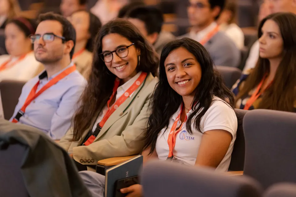 Students smiling QTEM