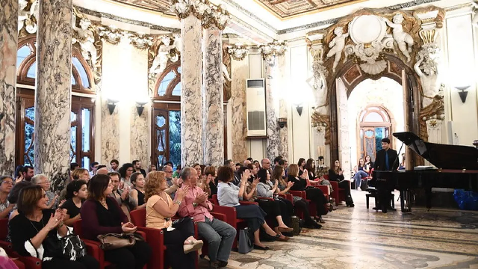 I coristi e i musicisti LUISS in concerto