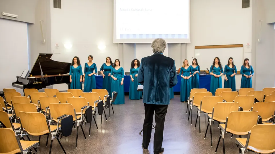 Il coro e i musicisti dell'Università in concerto