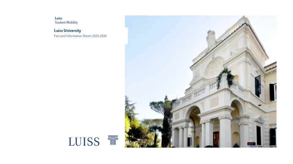 Fact sheet Luiss University 2025 2026