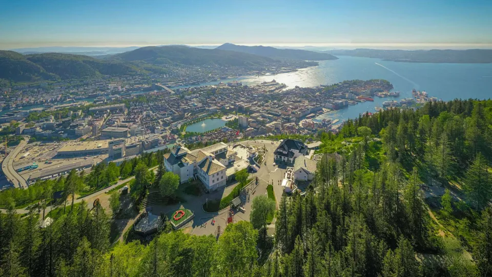 An aerial view of the Luiss School in Norway