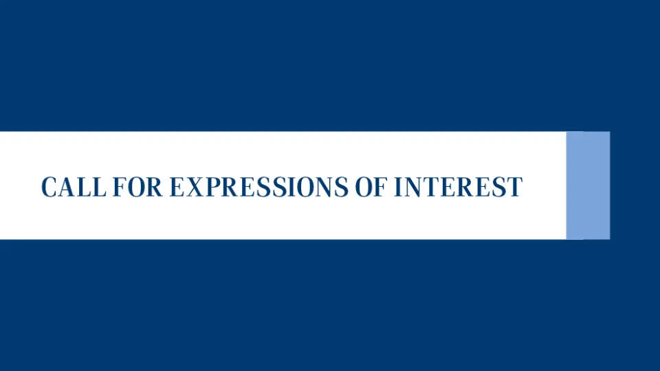 call for expression of interest