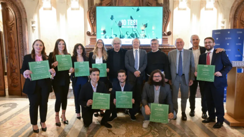 10 tesi sostenibilità: la premiazione