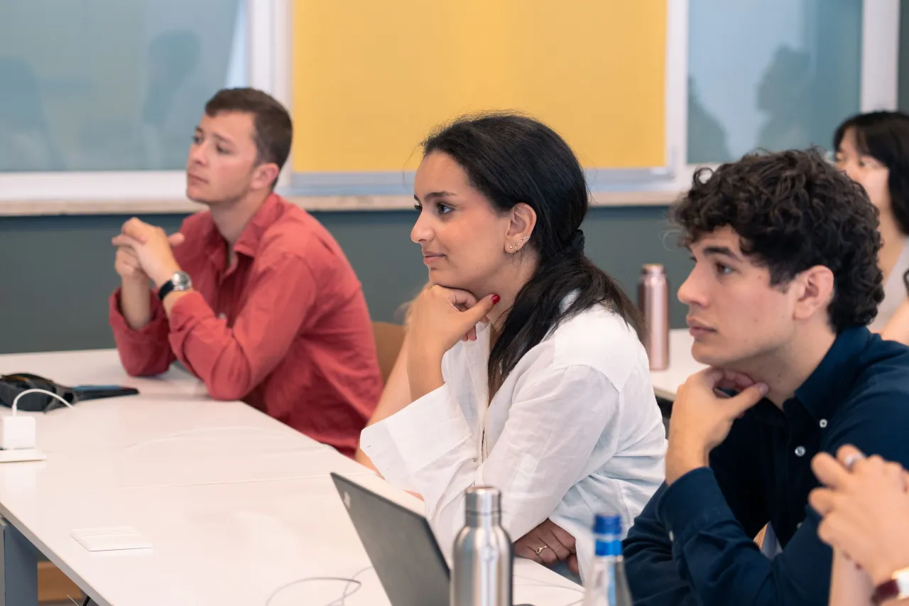 Students listening