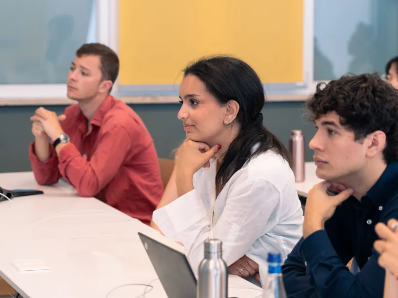 Students listening