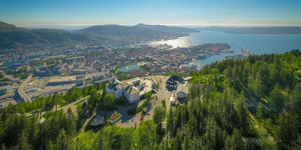 An aerial view of the Luiss School in Norway