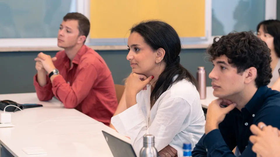 Students listening