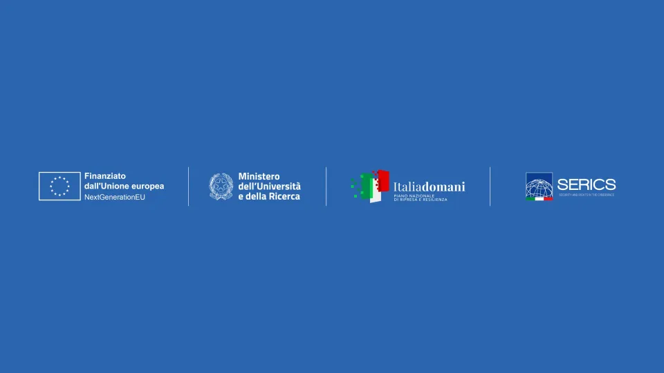 Finanziato dall'Unione Europea Next GenEU, Ministero dell'Univiersità e della ricerca, italiadomani piano nazionale di riprese e resilienza,SERICS