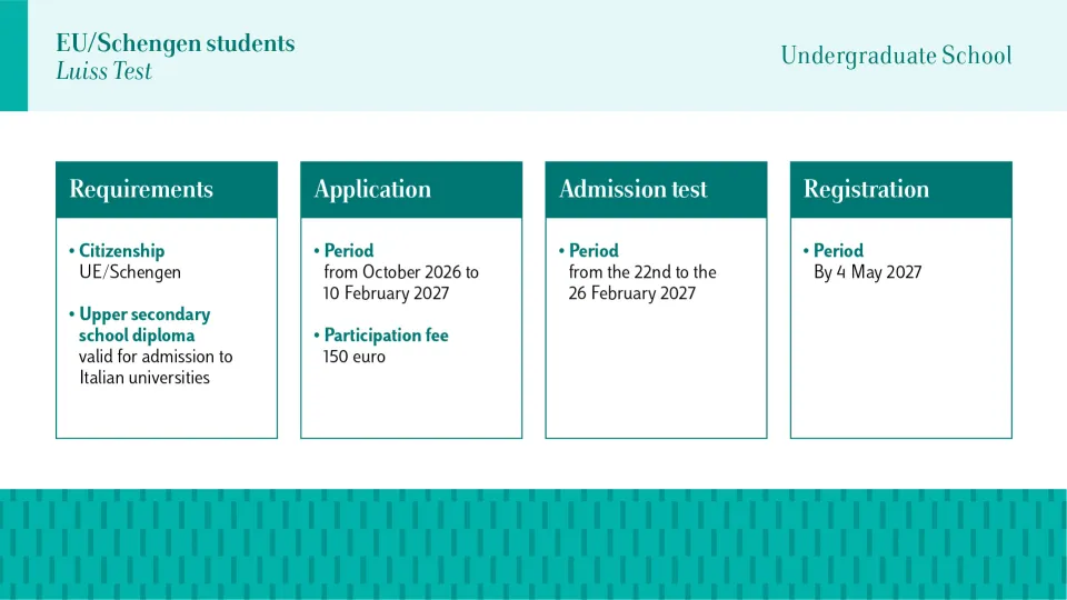 Ammissioni Studenti UE Test 2027 ENG